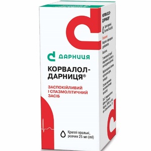 Корвалол-Дарниця краплі орал. фл. 25мл